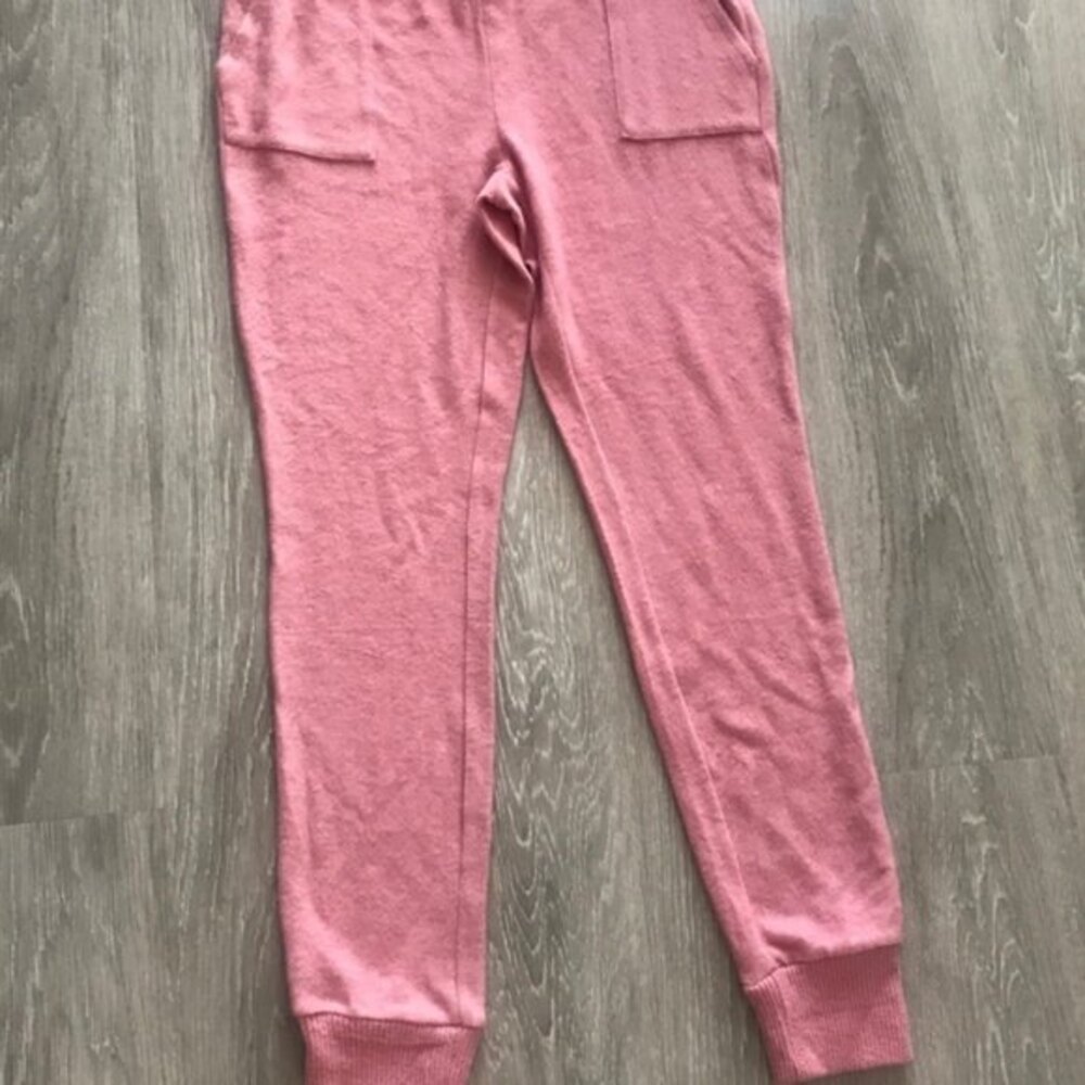 Addy P. Jogger/Lounge pants. Melrose Pink Heather. Medium. Comfy Lightweight